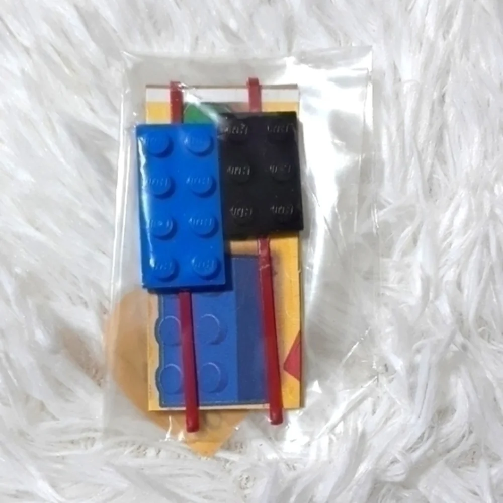 ☄Lego Flat Bricks Hair Pin Set